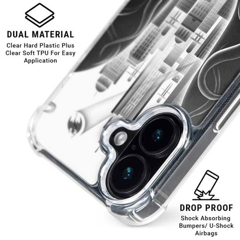 DC Comics Batman City Scape Cover Art iPhone 16 Clear Case